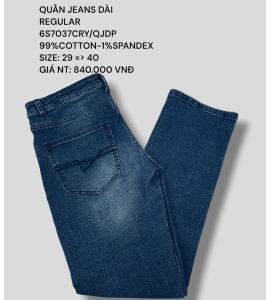 QUẦN JEANS REGULAR DÀI 