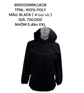 ÁO JACKET BLACK 6R5020NRK