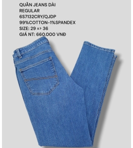 QUẦN JEANS REGULAR FIT DÀI